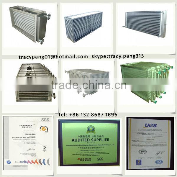 Guangzhou Wholesale CE Approved Steam to Air Finned Tube Heat Exchanger and Radiator for Heating Milk Making Plant