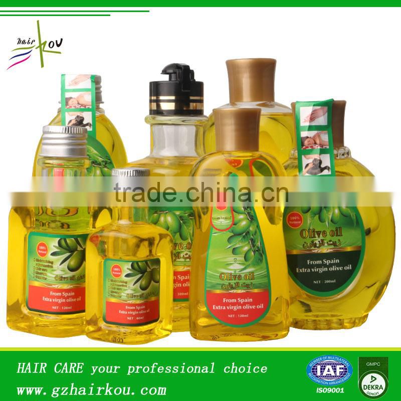 120ml golden color pure olive oil from spain