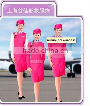 2015 newest style Stewardess Airline Uniform