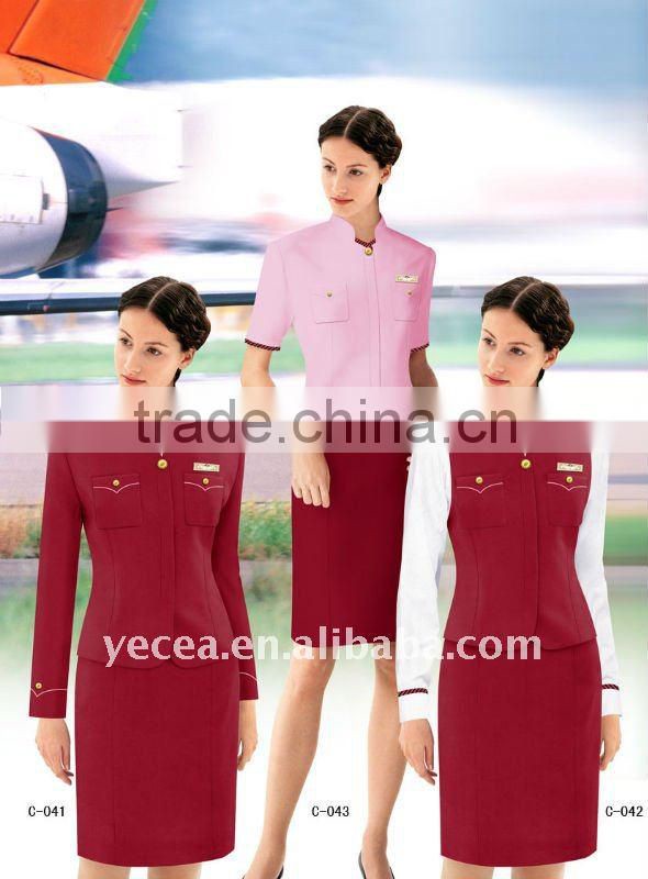 Stewardess Airline Uniform for stewardess(AL-007)