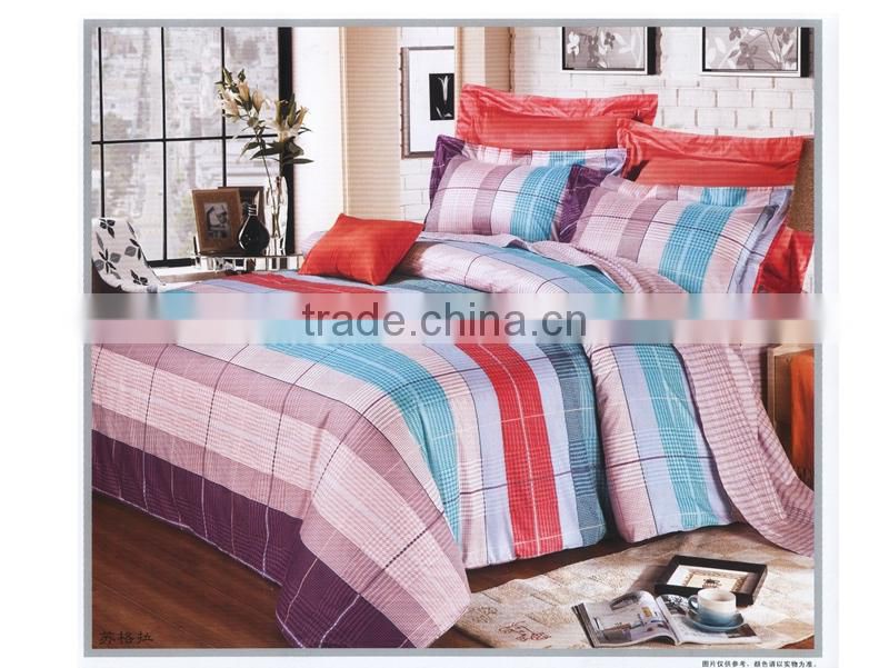 Duvet cover home textile cotton bed sheets made in China