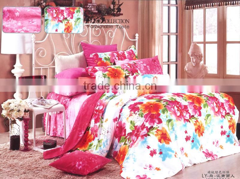 Duvet cover home textile cotton bed sheets made in China