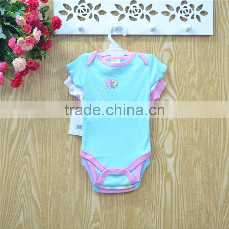 baby product 100% cotton embroidery baby clothes bodysuit