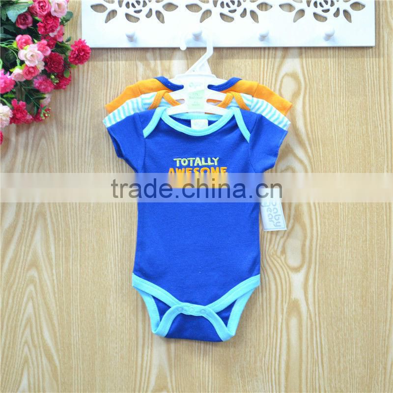 Fancy High quality 100% cotton embroider new born baby clothes set