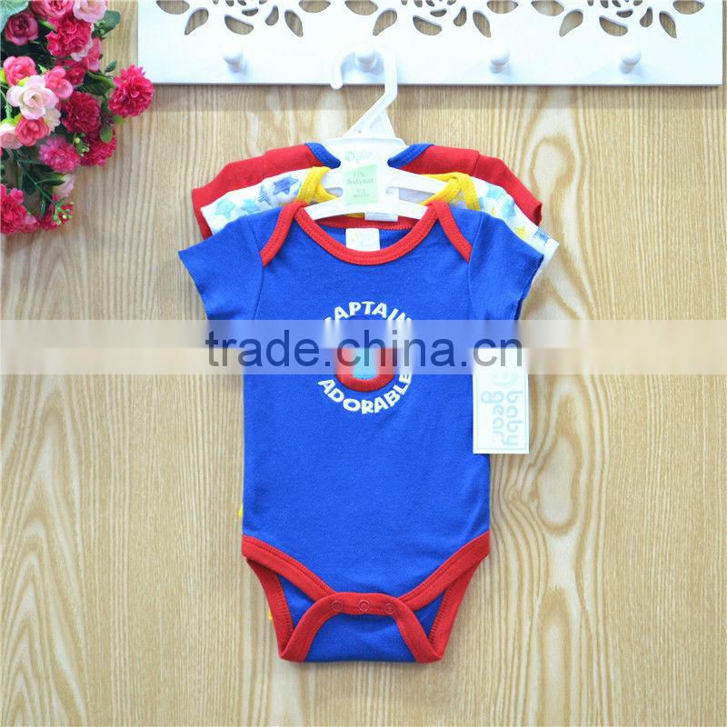 Fancy High quality 100% cotton embroider new born baby clothes set