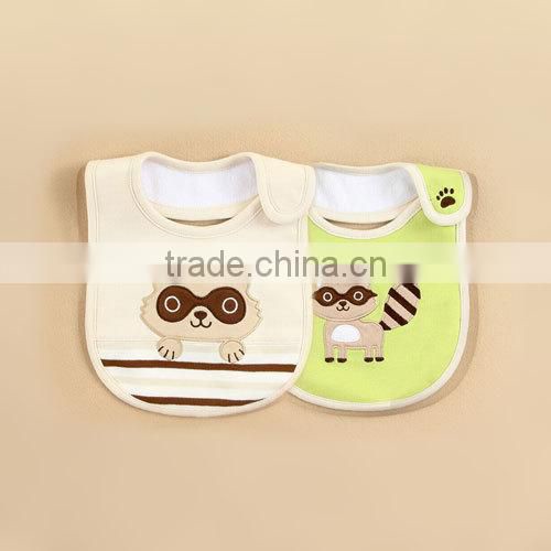 Waterproof Cotton Embroidered Bibs for Baby China Supplier New Arrival for 2015 Spring (1422602)