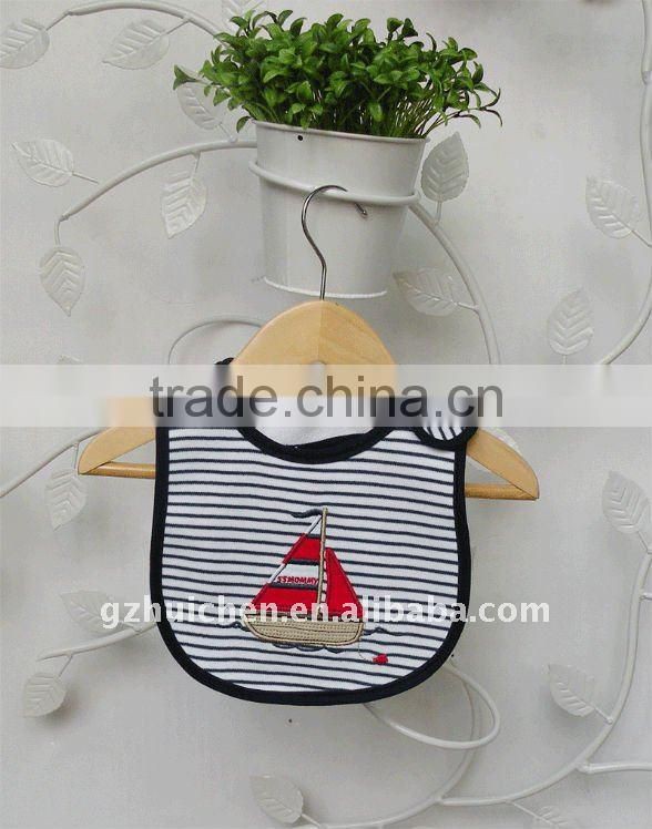 baby cute emobroider waterproof bibs
