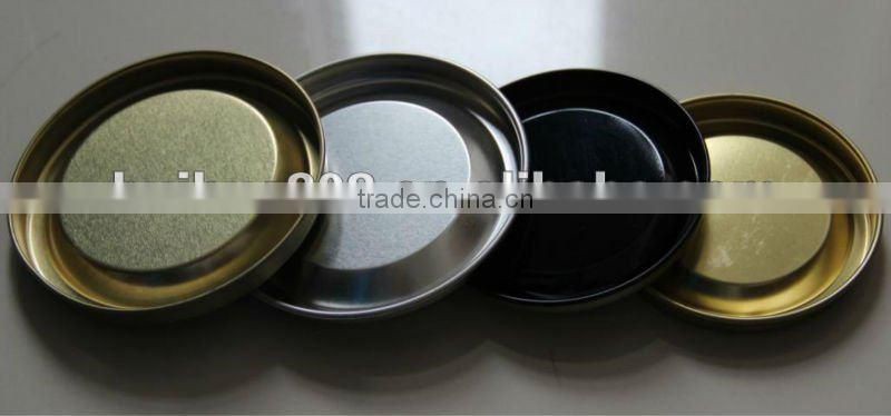 metal lid for composite food paper can