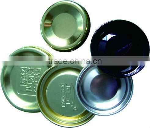 Metal Lid for Paper Tube Packaging
