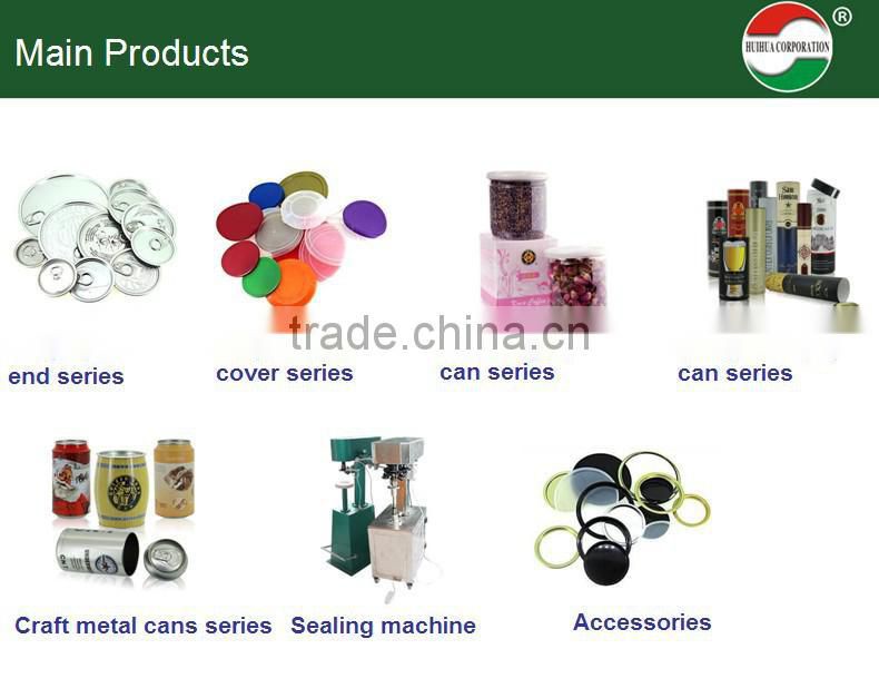 Metal Lid for Paper Tube Packaging