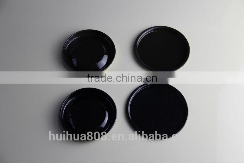 Wine tin can end tinplate lid in customized pantone color