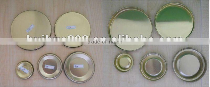 Metal tinplate stretch cap for wine tube