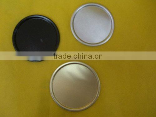 metal bottom lid with iron ring