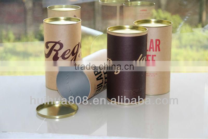 Metal Lid for Paper Tube Packaging