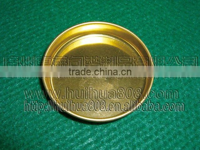 metal tinplate closure / cover / end for wine paper tube / core
