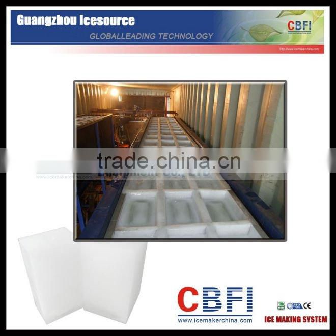 Direct evaporative Ice Block Machine on 1tons per day