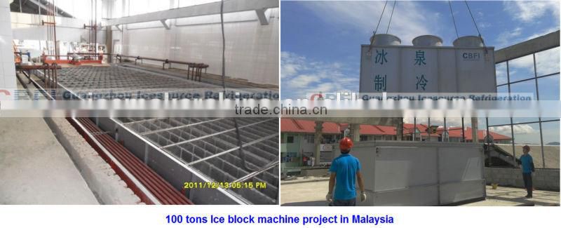 block ice making machine produce ice for drinks