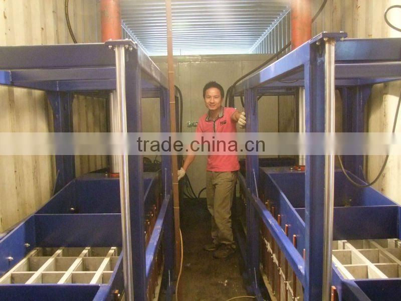 Direct evaporator ice block machine automatically
