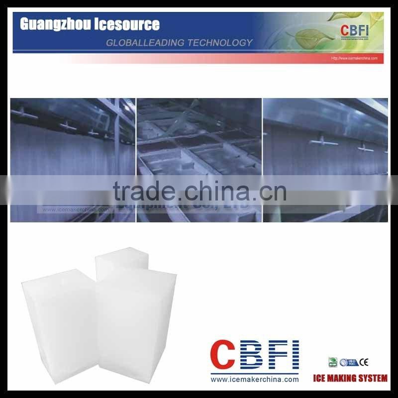 Direct evaporator ice block machine automatically