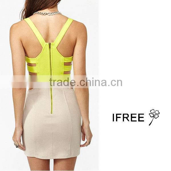 Bodycon Hollow Out Dress Designs Teenage Girls Sexy Night Dress 2016