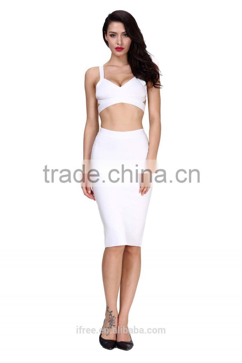 Sexy white spaghetti straps white summer dress for teenage girls
