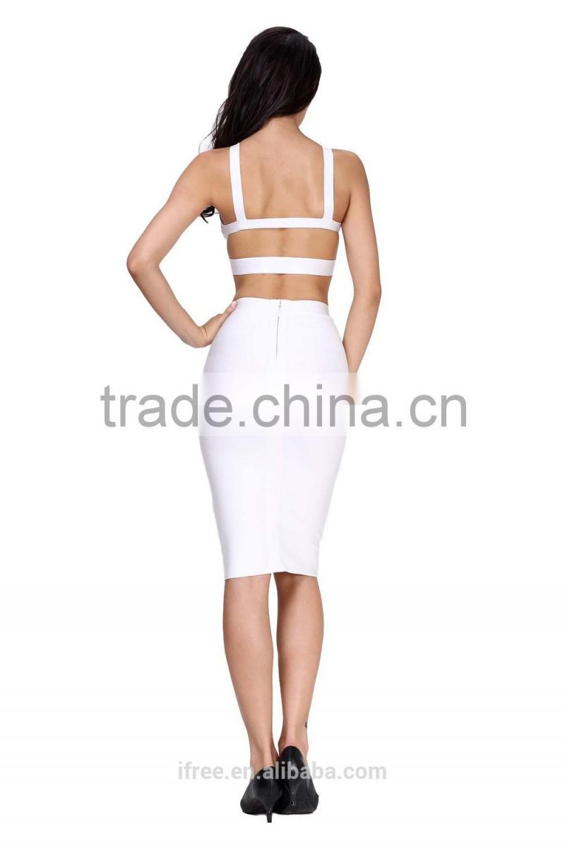Sexy white spaghetti straps white summer dress for teenage girls