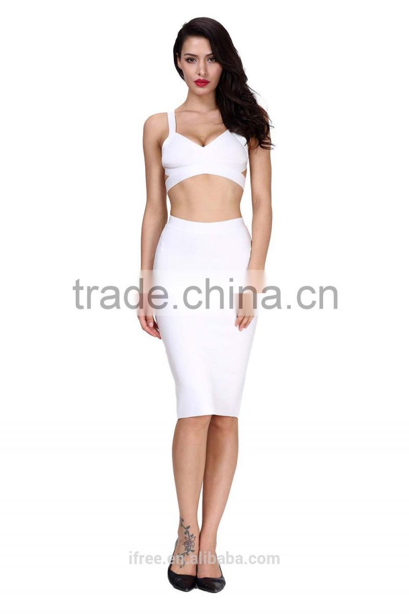 Sexy white spaghetti straps white summer dress for teenage girls