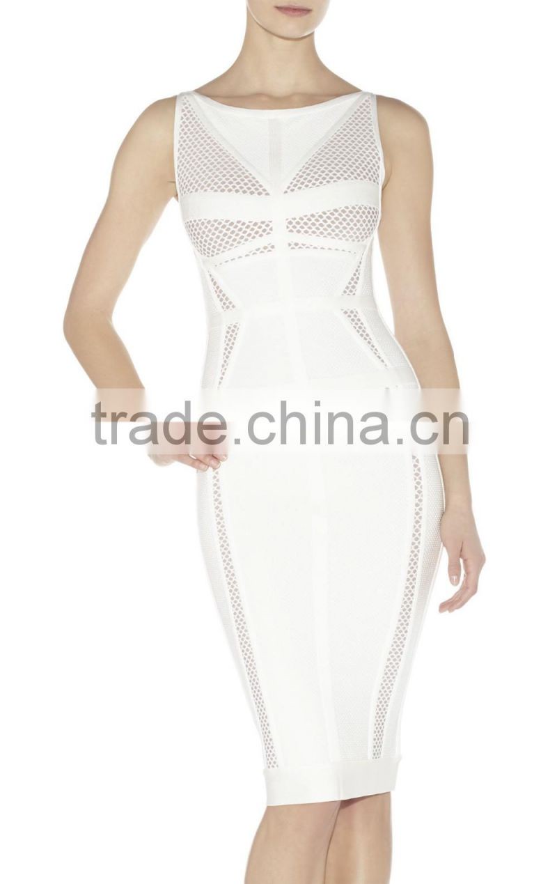 Elegant Designer Bandage Dress 2016 Middle Aged Women Fashion Dress