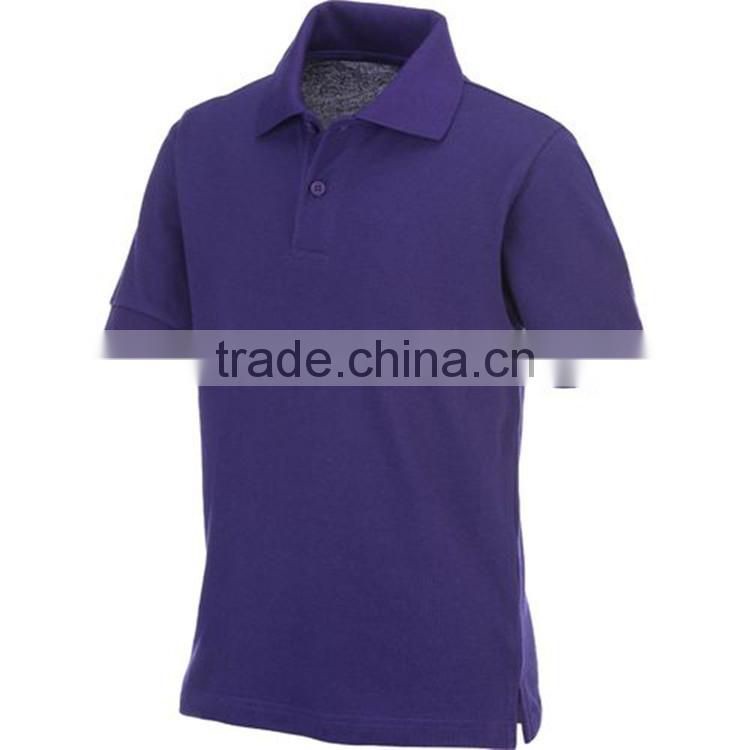factory custom kids uniform short sleeve polo shirt