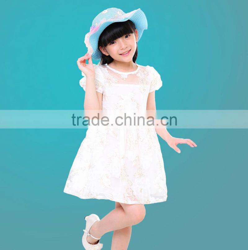 New Design Fahion Lace Kid Dress for Party