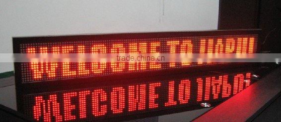 USB input programmable moving text led open closed sign
