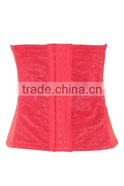 Women's lace best waist cincher bodyshaper corset bodysuit slimming shapewear