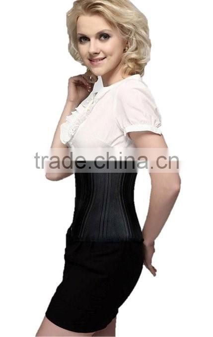 Black Sexy Bustier | 26 Steel Boned Waist Trainer Corset Shaper for Weight Loss