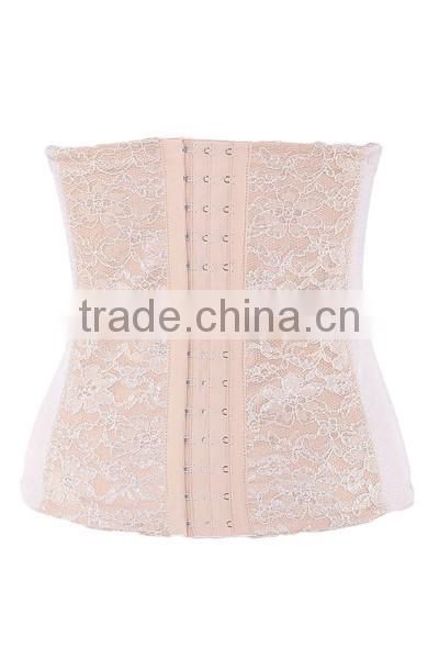 Women's lace best waist cincher bodyshaper corset bodysuit slimming shapewear