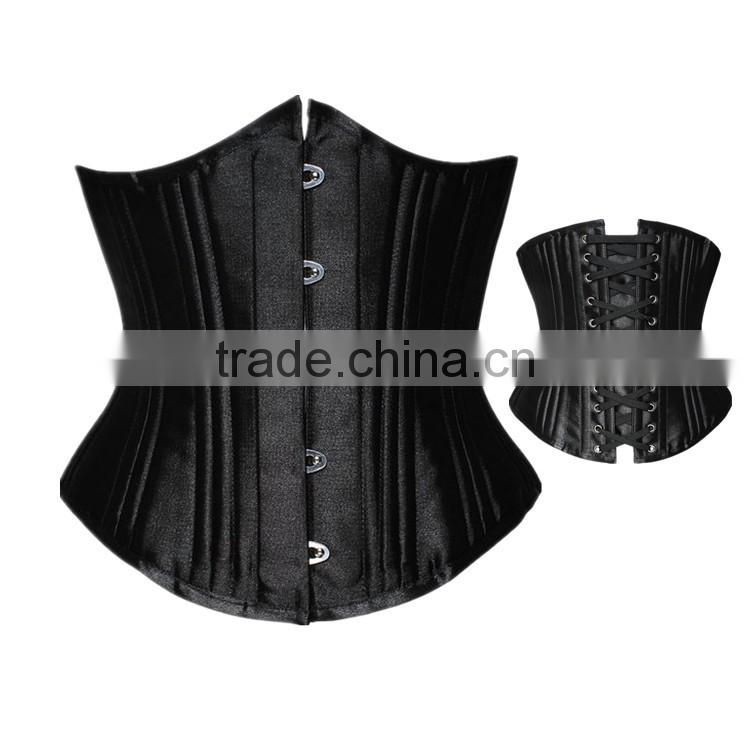 Black Sexy Bustier | 26 Steel Boned Waist Trainer Corset Shaper for Weight Loss