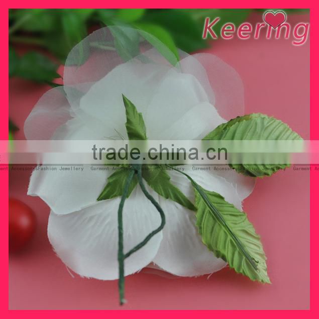 Petal fabric rose flowers for wedding decoration wph-1690