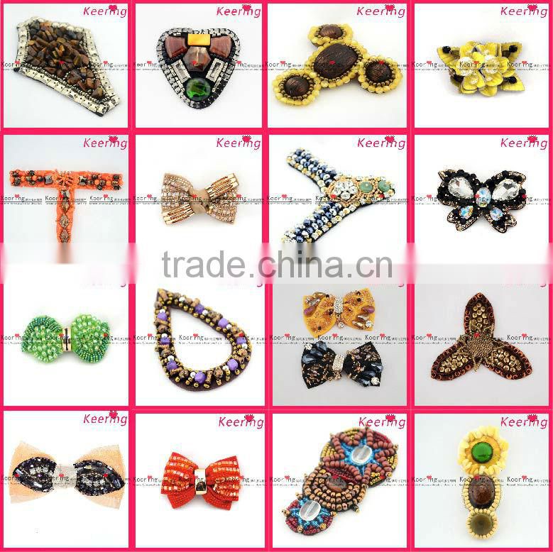 handmade decorative flowers for dresses shoes WSF-271