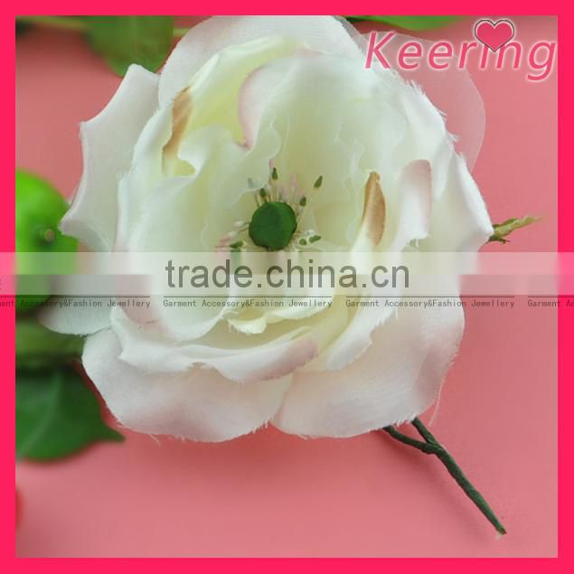 Petal fabric rose flowers for wedding decoration wph-1690