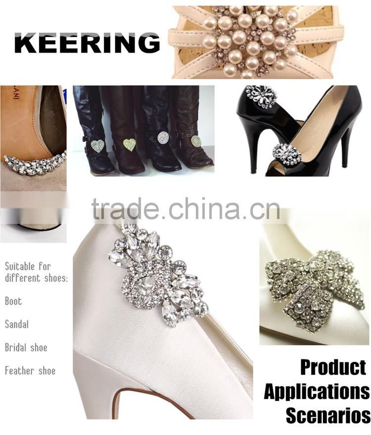 lates ttop fashion shoe flower for women shoes WSF-024