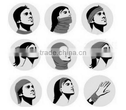 Good quality Tubular Cycling Headwear/ Colorful Seamless tube bandana/Customized design cycling bandanas