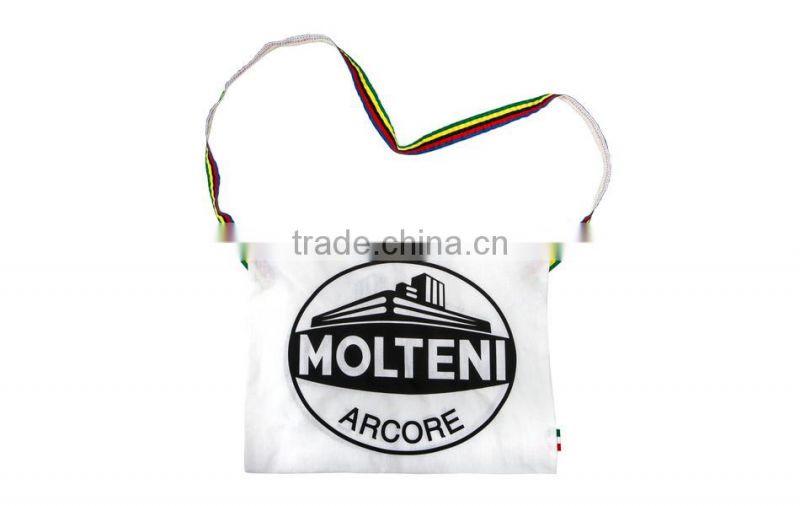 Specialized size, logo, design for cycling musette bag, comfortable and quick dry fabric