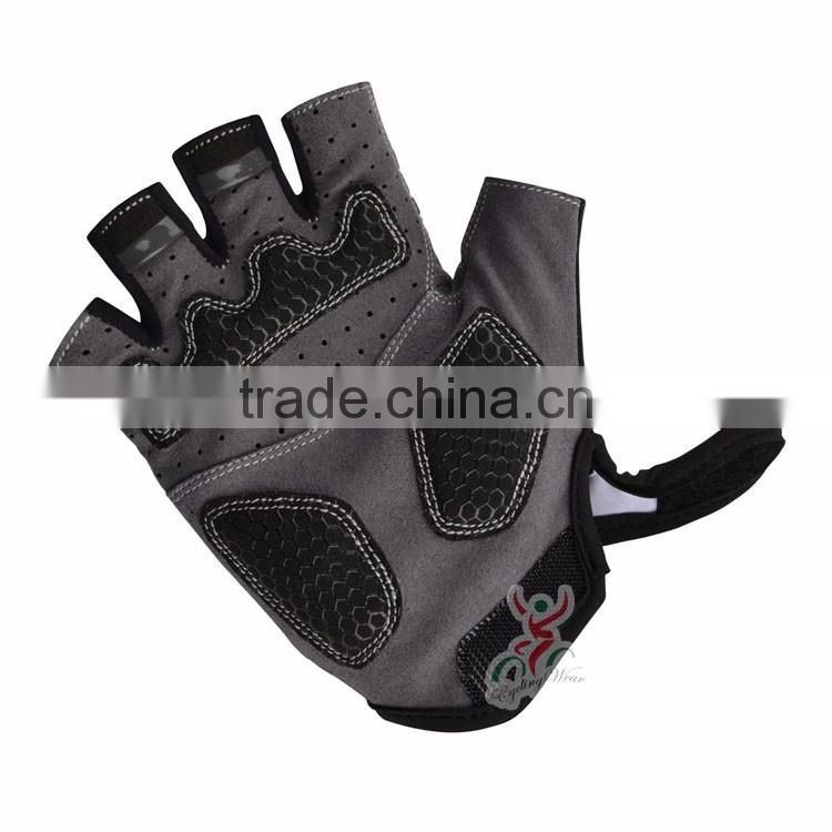 Professional Custom made high quality fashion half finger adults and kids cycling gloves bicycle