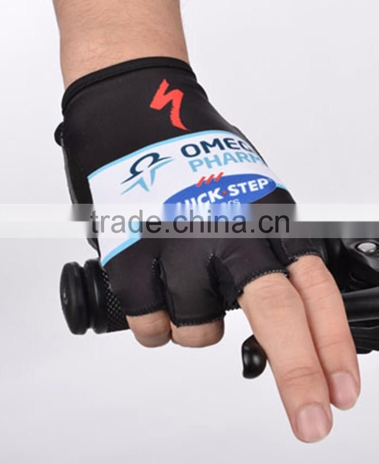 Wholesale Leisure travel Bicycles fingerless gym cycling gloves custom