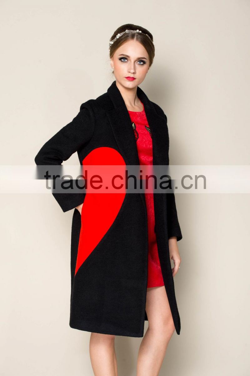 nice design contrasting color styled cheap winter coats latest womens winter coats on sale
