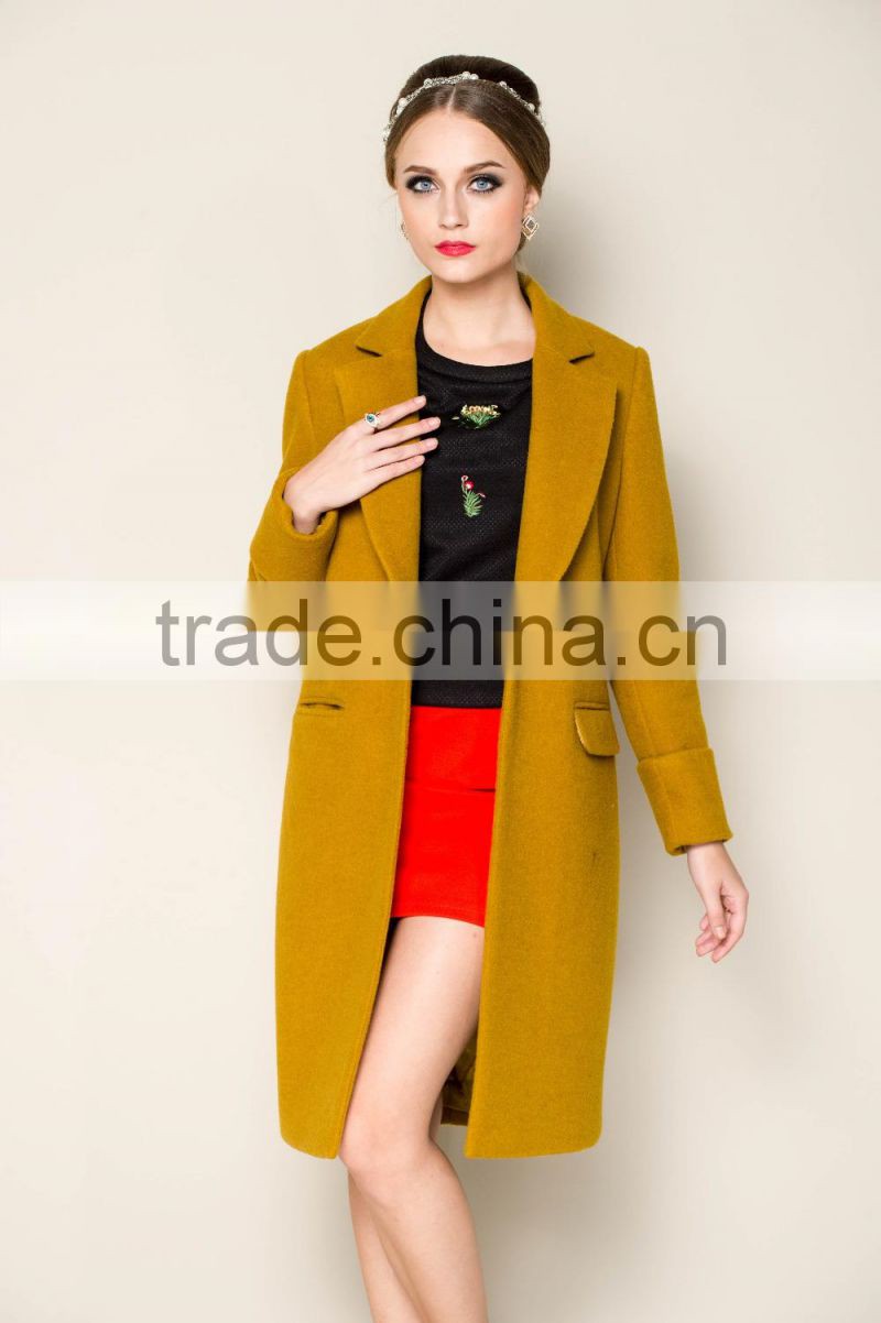 new arrival lovely blue wool coats for women for 2015 winter ladies coats and jackets