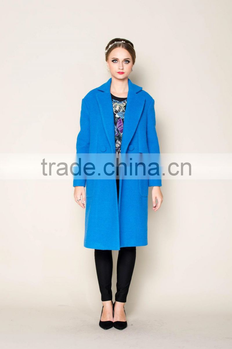 OEM designed 2015 latest collection winter korean womens trench coat fashion 2015