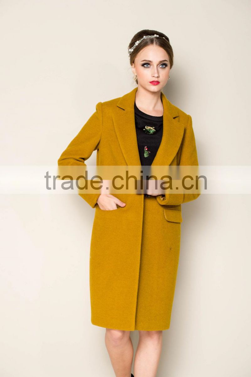 new arrival lovely blue wool coats for women for 2015 winter ladies coats and jackets