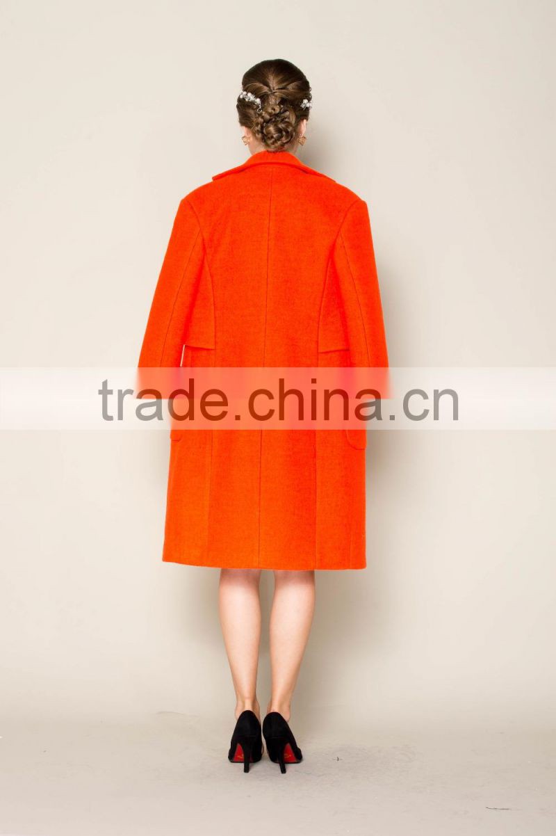 OEM designed 2015 latest collection winter korean womens trench coat fashion 2015