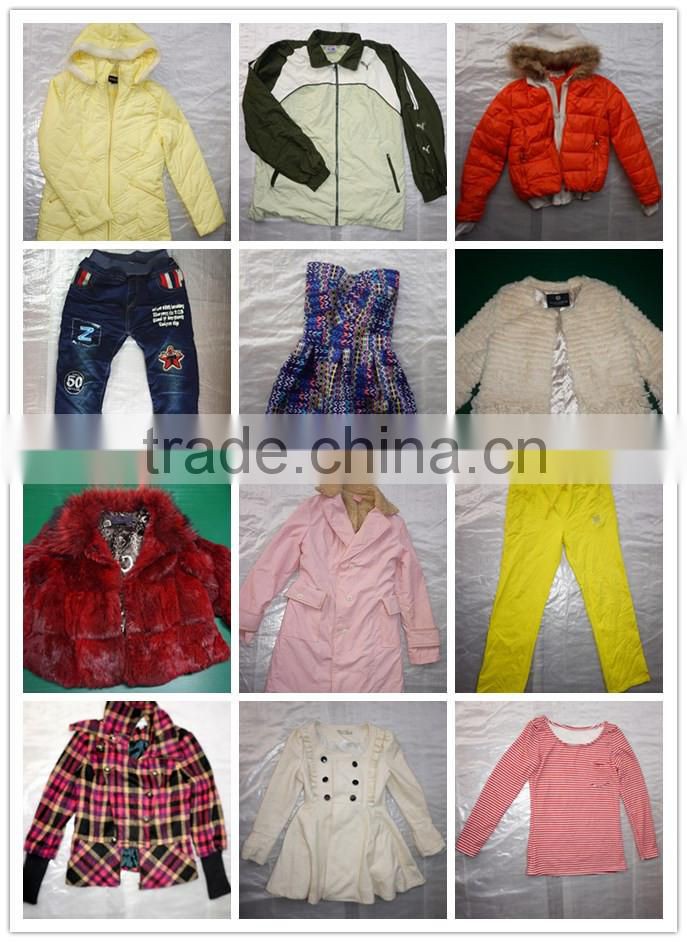 Used sportswear/China winter second-hand clothes/used clothing