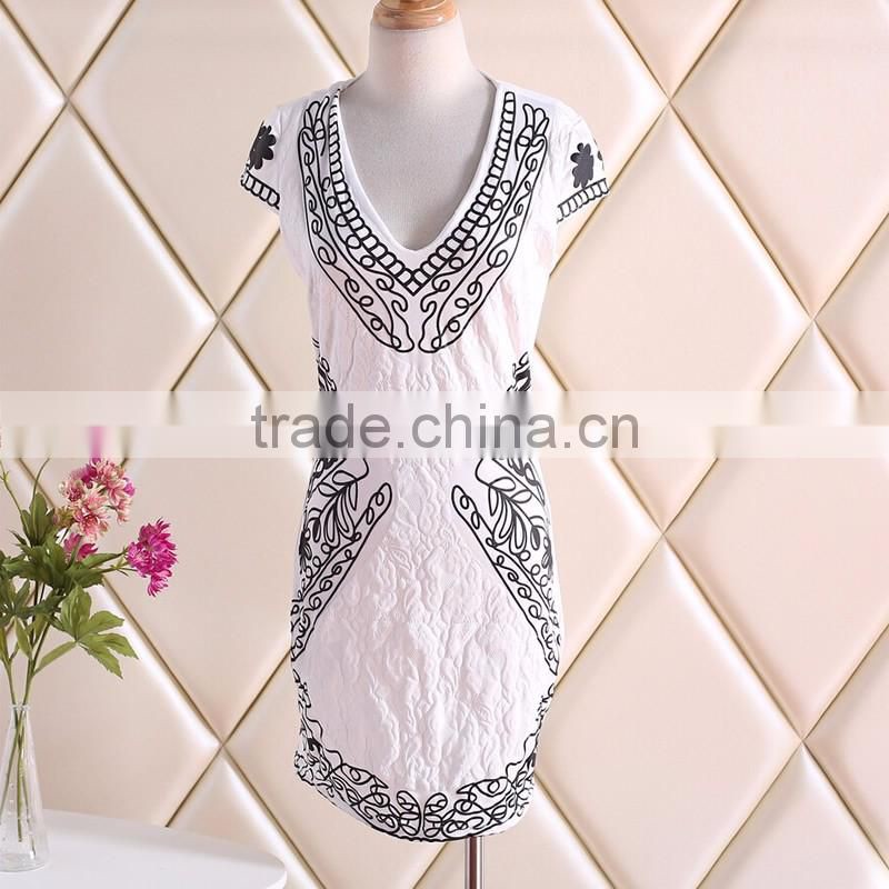 Women polyester sexy package hip dresses